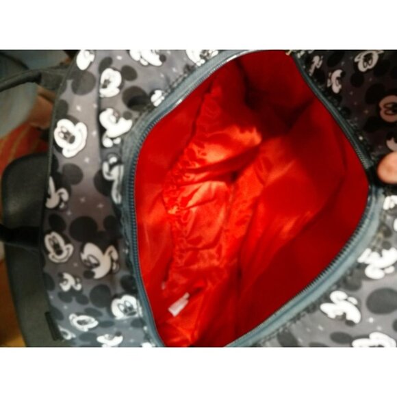 Mickey Mouse Disney-Themed Backpack With Adjustable Straps Black & White Pattern - Picture 6 of 6